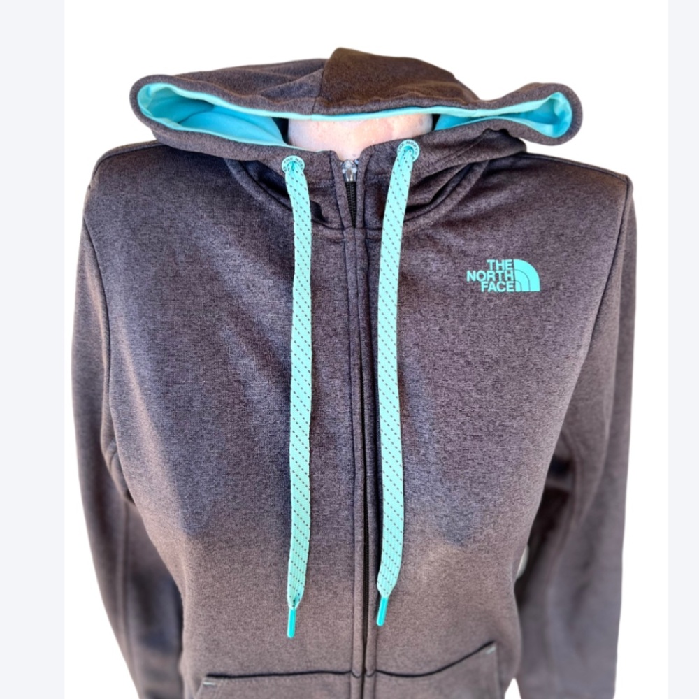 COPY - Light Blue/Grey Fave Lite Full Zip Hoodie - Picture 6 of 8